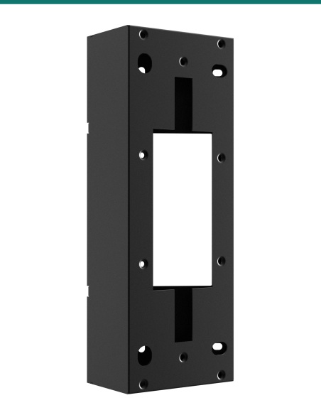 Akuvox X912 black angle bracket — left three-quarter view