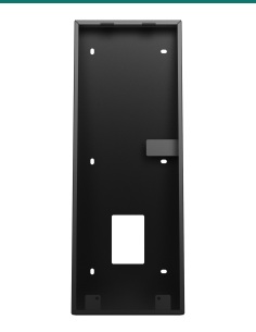 Akuvox X915 black angle on-wall kit — front
