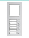 Akuvox MD06 6-button expansion module — front