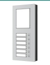 Akuvox MD06 6-button expansion module — right three-quarter view