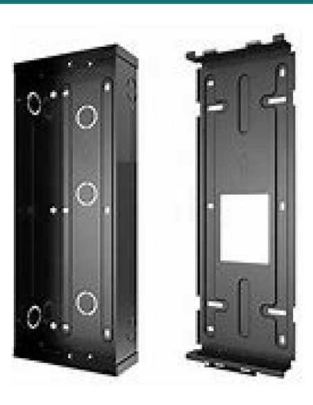 Akuvox R29 in-wall kit — flush-mounting box and flush-mounting bracket
