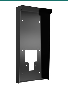 Akuvox S539 black on-wall rain hood — front 2