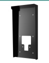 Akuvox S539 black on-wall rain hood — right three-quarter view