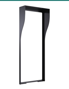 Akuvox R29 black in-wall rain hood — front 2