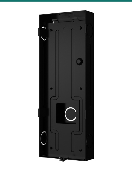 Akuvox S535 In-Wall Mounting Box and Bracket for S535 with Expansion Module — AK-S535INWALLKEX