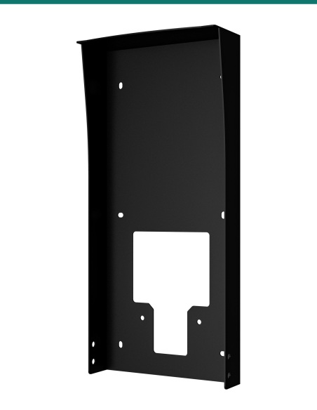 Akuvox S538 Black On-Wall Rain Cover for Surface-Mounted S538 — AK-S538ONWALLH