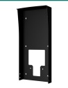 Akuvox S538 black on-wall rain cover — right three-quarter view