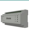 Akuvox NS-2 2-wire network switch — left three-quarter view