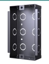 Akuvox R20A / R25A silver in-wall installation kit — flush box