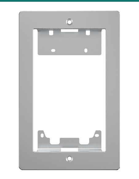 Akuvox R20A / R25A silver in-wall installation kit — silver decoration panel Akuvox R20A / R25A silver in-wall installation kit — silver decoration panel