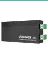 Akuvox NC-2 Ethernet to 2-wire adaptor — right three-quarter view