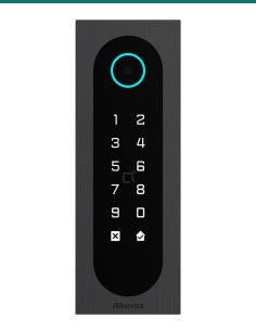 Akuvox A08S slim keypad terminal — front