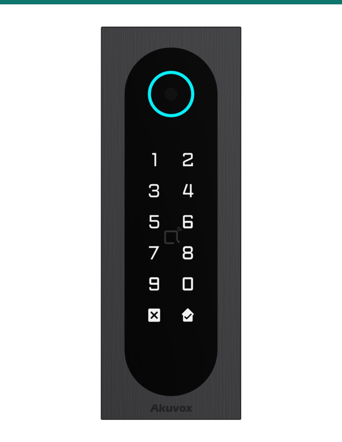 Akuvox A08S slim keypad terminal — front