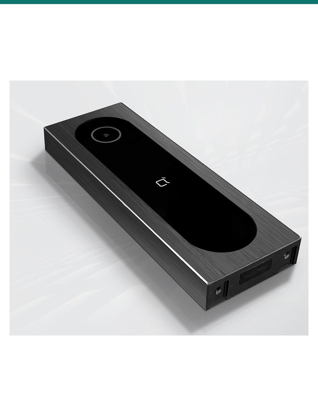 Akuvox A08S — glass front and aluminium frame
