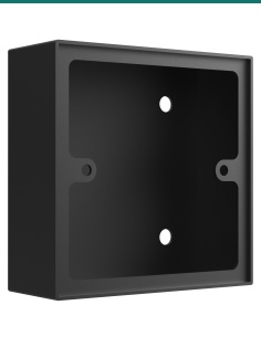 Akuvox A01 / A02 / A03 black on-wall mounting box — front 2
