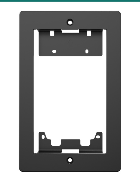 Akuvox R20A / R25A black in-wall installation kit — black decoration panel