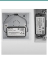 Akuvox SR01 fitted in standard installation boxes