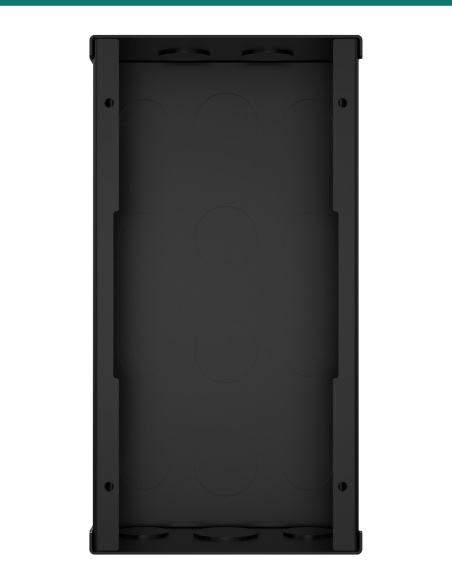 Akuvox E21 Black In-Wall Mounting Box for E21A and E21V — AK-E21INWALL
