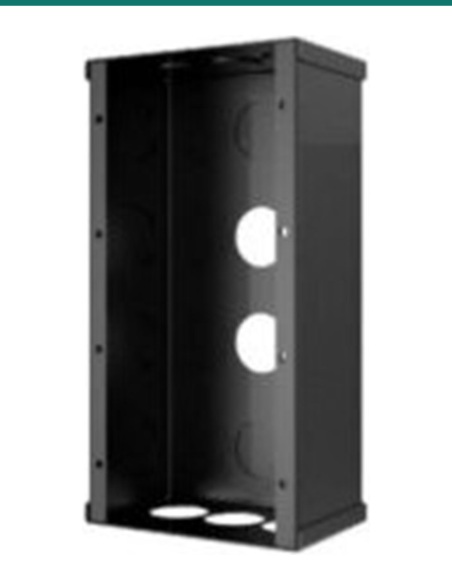 Akuvox E21 black in-wall mounting box