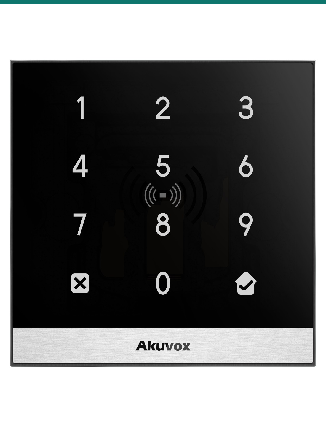 Akuvox A02S keypad access control terminal — front