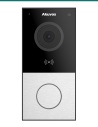 Akuvox E12S silver video doorbell — front