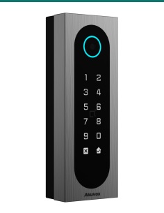 Akuvox A08S HID iCLASS slim keypad terminal — front 2