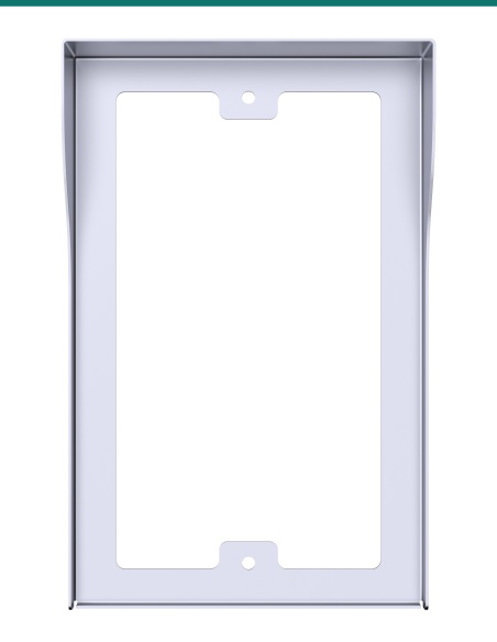Akuvox R20A / R25A Silver In-Wall Rain Hood — AK-R20INH
