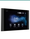 Akuvox S567G grey indoor monitor — left three-quarter view