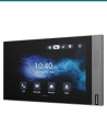 Akuvox S563 grey indoor monitor — right three-quarter view