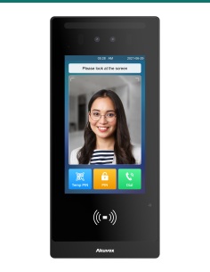 Akuvox E18C facial recognition door phone — front