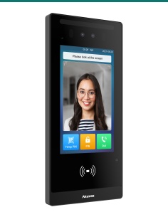 Akuvox E18C facial recognition door phone — front 2
