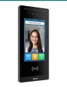 Akuvox E18C facial recognition door phone — left three-quarter view