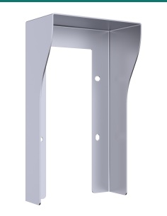 Akuvox R20A / R25A silver on-wall rain hood — front 2
