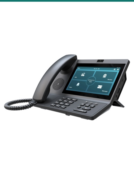 Akuvox VP-R49G video phone — right three-quarter view