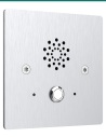 Akuvox E20S emergency intercom — left three-quarter view