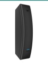 Akuvox S560 black audio indoor handset — left three-quarter view