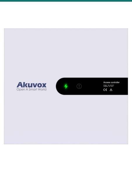 Akuvox A094S 4-Door IP Access Controller with Built-in Power Supply — AK-A094S