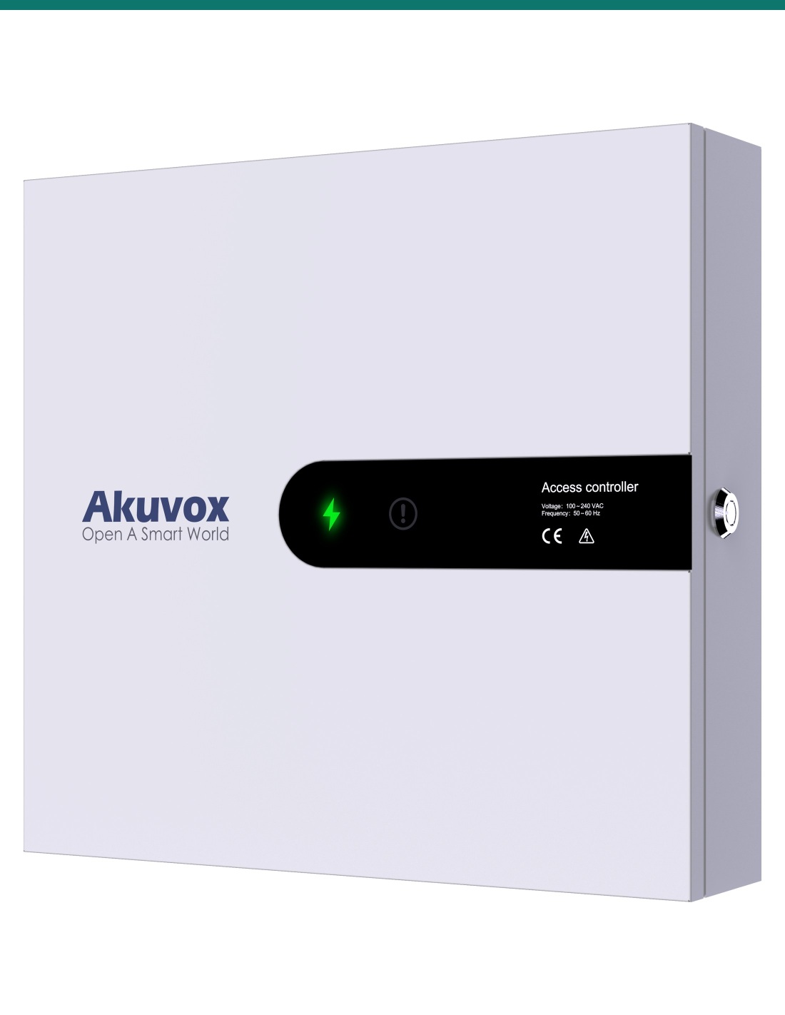 Akuvox A094S 4-door access controller — right three-quarter view