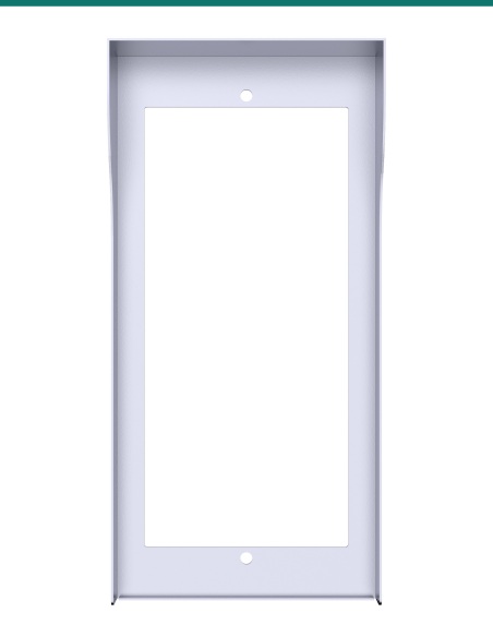 Akuvox R20K / R25K / R20B Silver In-Wall Rain Hood — AK-R20KBINH