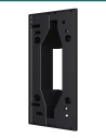 Akuvox E12 black angle bracket — right three-quarter view
