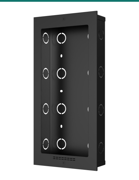 Akuvox E18 in-wall installation kit — right three-quarter view