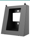 Akuvox S562 black surface-mount angle box — right three-quarter view