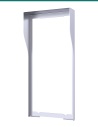 Akuvox R27 / R28 silver in-wall rain cover — right three-quarter view