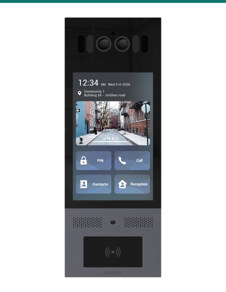 Akuvox X915S 8″ Stainless Steel Android Facial Recognition Door Phone — AK-X915S