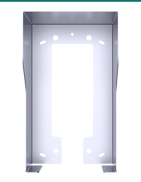 Akuvox E21 Silver On-Wall Rain Hood and Surface Mount for E21A and E21V — AK-E21ONH