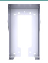 Akuvox E21 silver on-wall rain hood — front