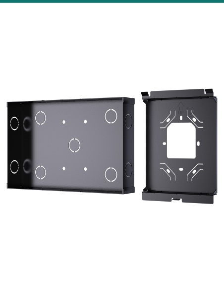 Akuvox IT88S in-wall indoor monitor — in-wall box and bracket