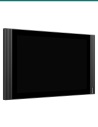 Akuvox S565W grey Wi-Fi indoor monitor — left three-quarter view