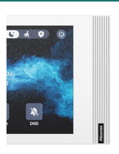 Akuvox S562 white 7-inch SIP indoor monitor — front 2