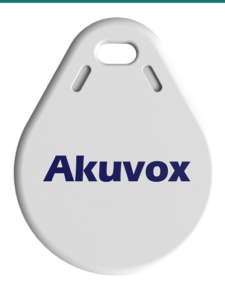 Akuvox F08 White 13.56 MHz MIFARE 1K Key Fob — AK-FOB-F08